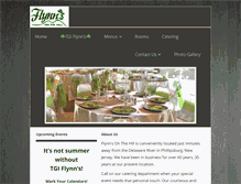 Tablet Screenshot of flynnsonthehill.com